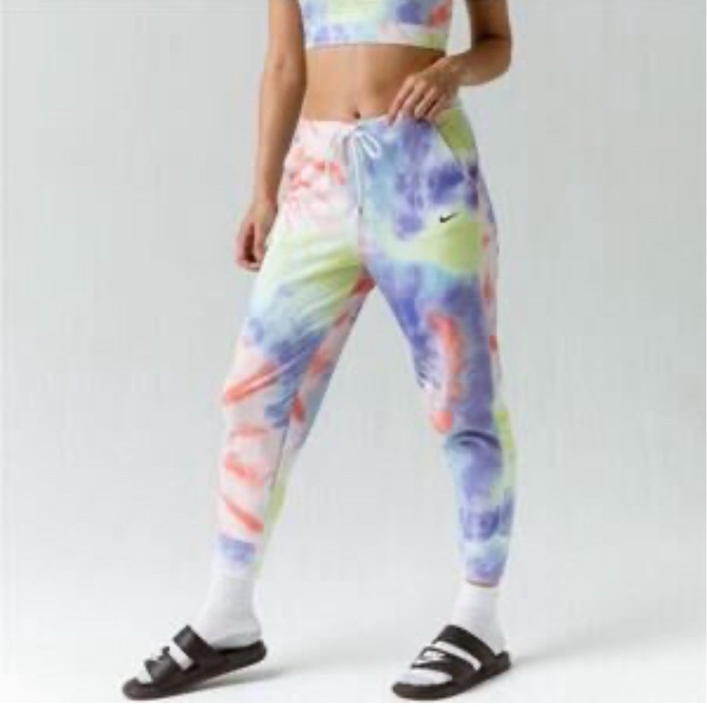 Women's Nike French Terry Tye-dye Full Length Joggers Size XS